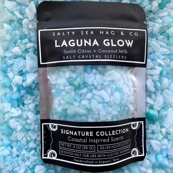 Salty Sea Hag & Co Other - Laguna Glow Salt Crystal Sizzlers | Sunlit Citrus + Coconut Milk Scent